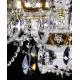 Candelabru Cristale, Bohemia, E14, L101069CE white, Crystal