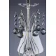 Candelabru Cristale, Modern, Bohemia, E14, L101073CE 8006, Crystal