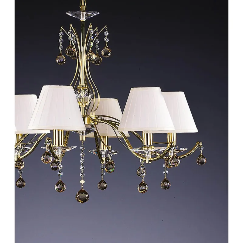 Candelabru Cristale, Abajururi, Bohemia, E14, L101076CE, Crystal