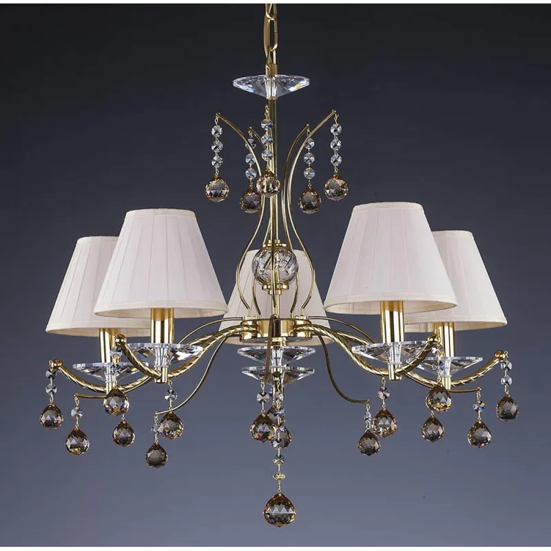 Candelabru Cristale, Abajururi, Bohemia, E14, L101077CE 8003, Crystal