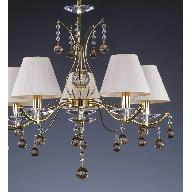 Candelabru Cristale, Abajururi, Bohemia, E14, L101077CE 8003, Crystal