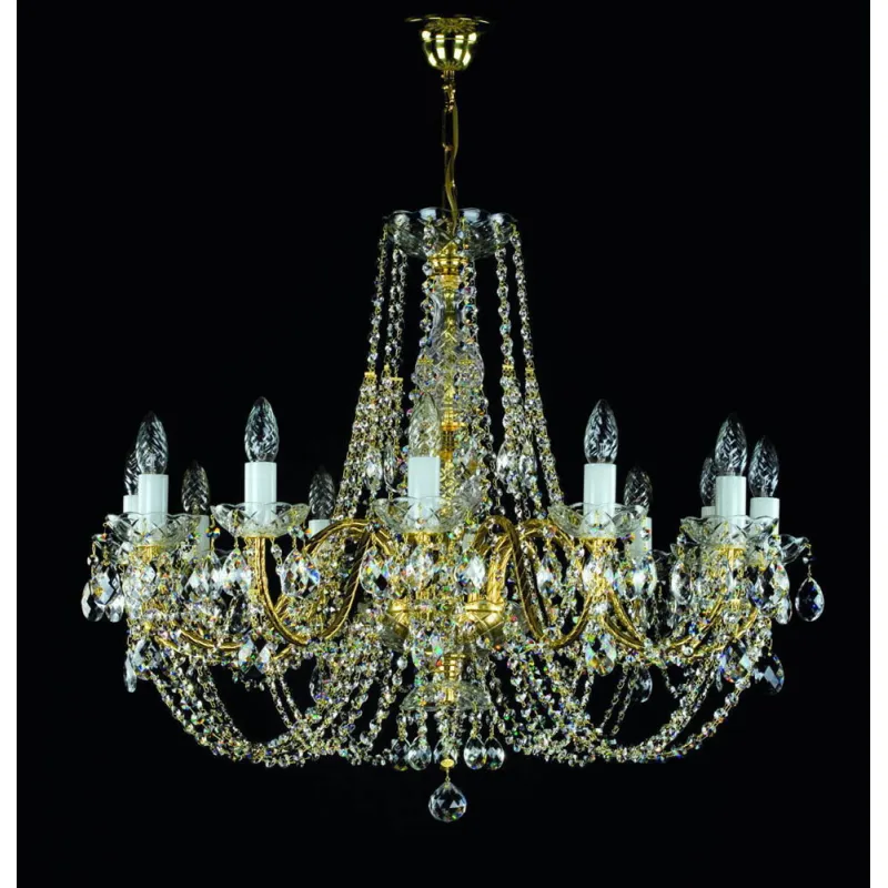 Candelabru Cristale, Bohemia, E14, L101084CE, Crystal