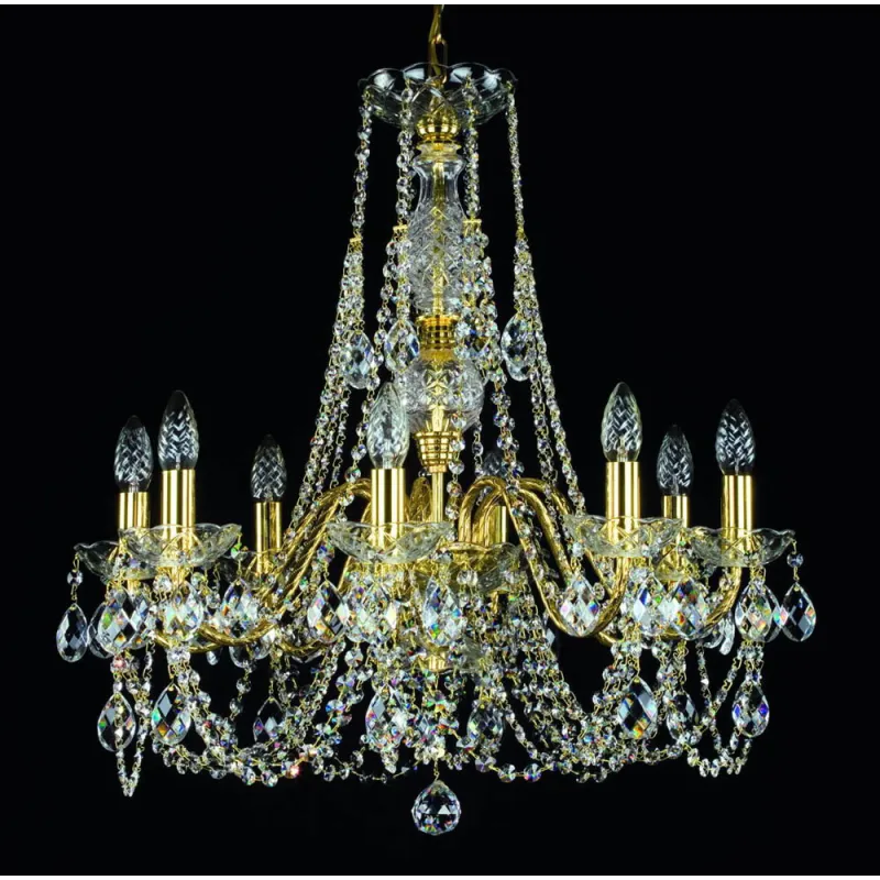 Candelabru Cristale, Bohemia, E14, L101086CE, Crystal