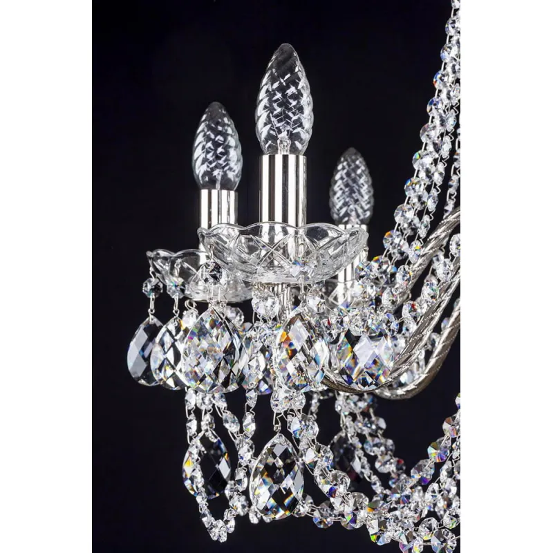 Candelabru Cristale, Bohemia, E14, L101086CE, Crystal