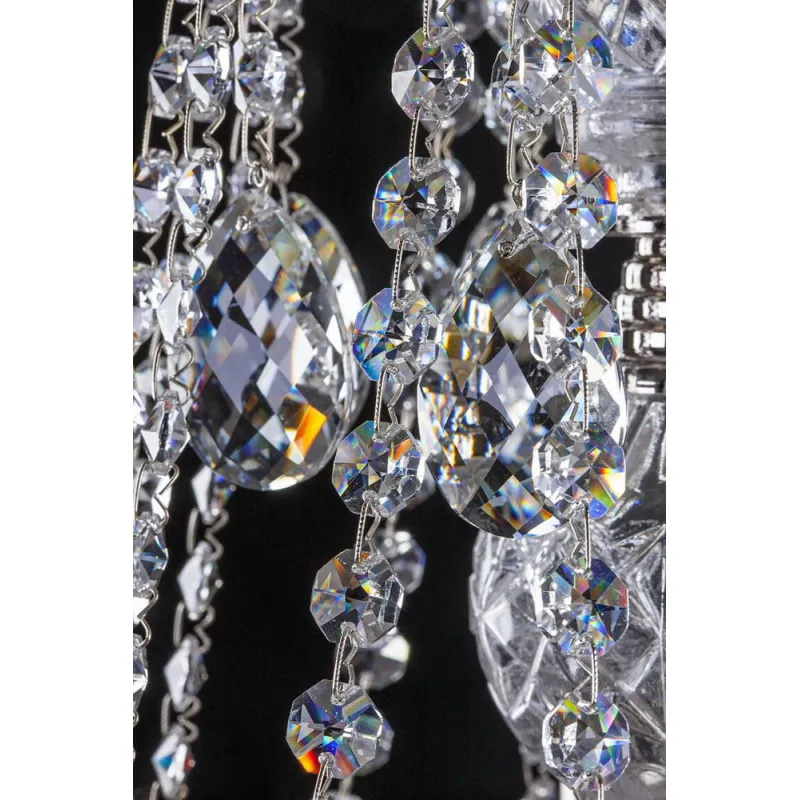 Candelabru Cristale, Bohemia, E14, L101086CE, Crystal