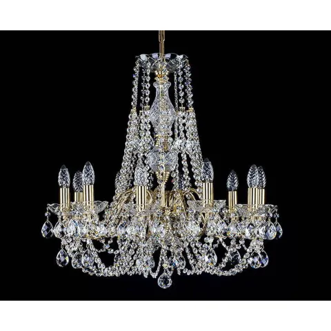 Candelabru Cristale, Bohemia, E14, L101087CLN, Crystal