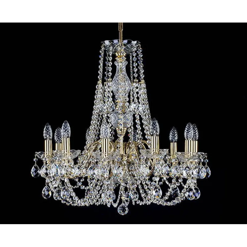 Candelabru Cristale, Bohemia, E14, L101087CLN, Crystal