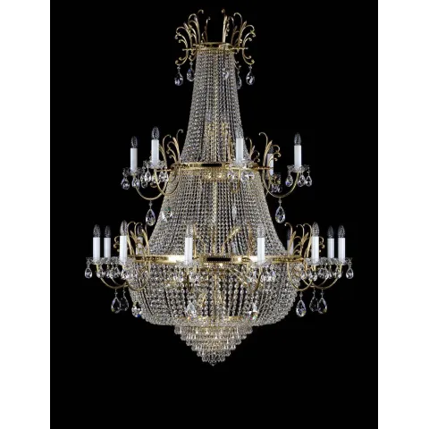 Candelabru Cristale, Big, Bohemia, E14, L101092CLN, Crystal