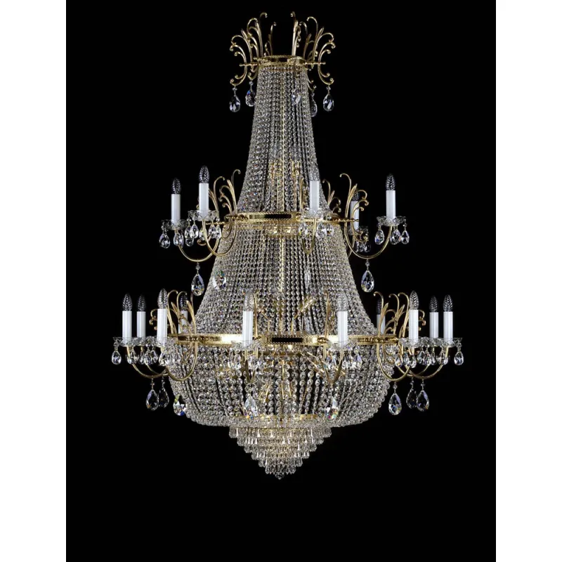 Candelabru Cristale, Big, Bohemia, E14, L101092CLN, Crystal