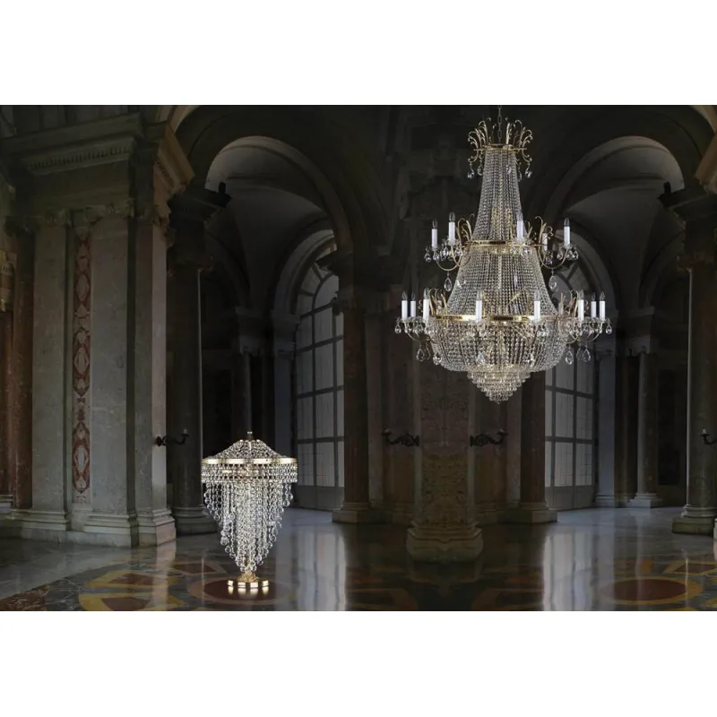 Candelabru Cristale, Big, Bohemia, E14, L101092CLN, Crystal