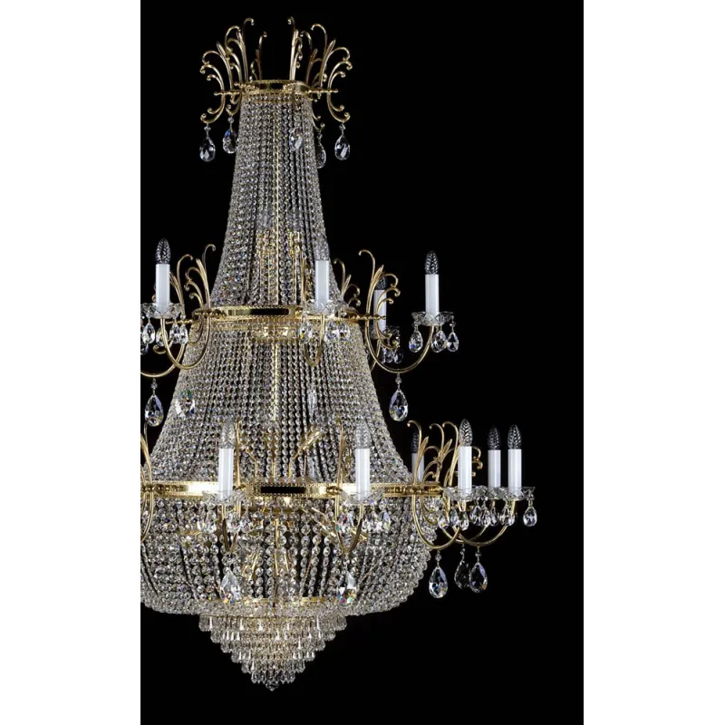Candelabru Cristale, Big, Bohemia, E14, L101092CLN, Crystal