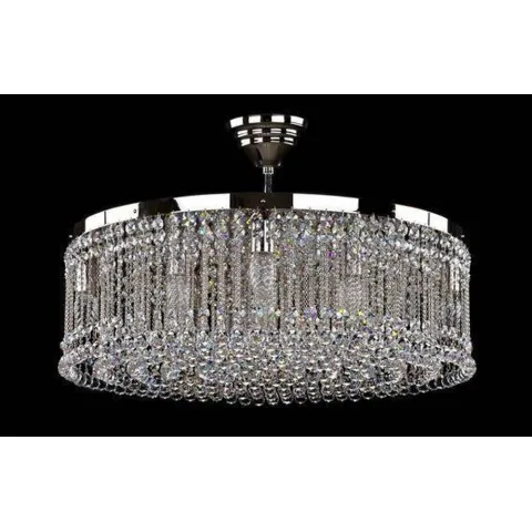 Plafoniera Cristale, Drum, Bohemia, E14, L101093CLN, Crystal