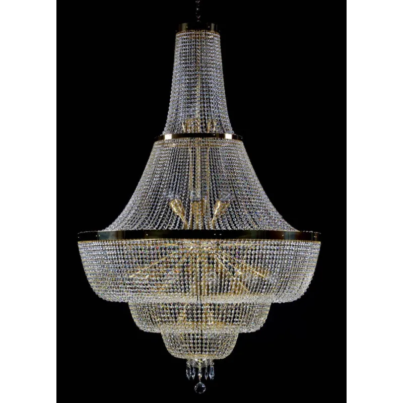 Candelabru Cristale, Big, Bohemia, E27, L201002CLN, Crystal