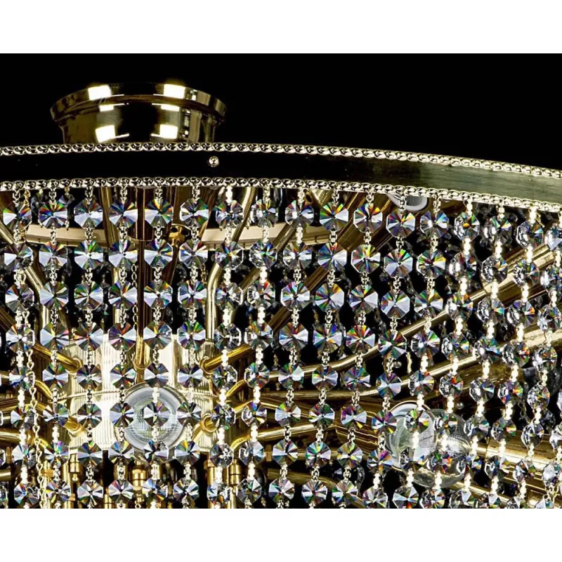 Candelabru Cristale, Bohemia, E27, L201003CLN, Crystal