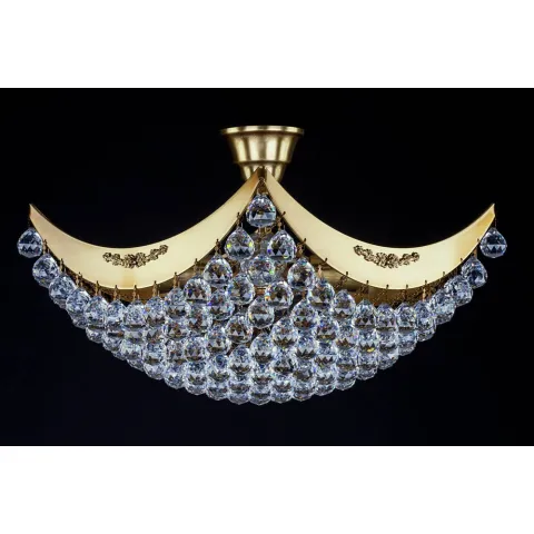 Plafoniera Cristale, Square, Bohemia, E27, L201045CLN, Crystal