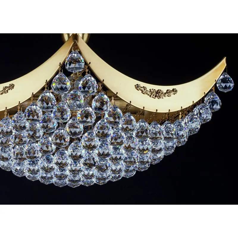 Plafoniera Cristale, Square, Bohemia, E27, L201045CLN, Crystal