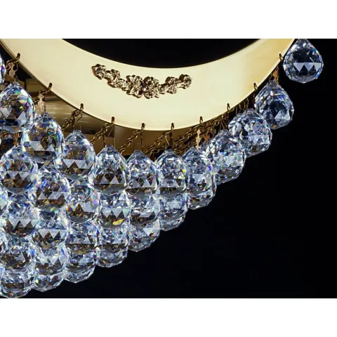 Plafoniera Cristale, Square, Bohemia, E27, L201045CLN, Crystal