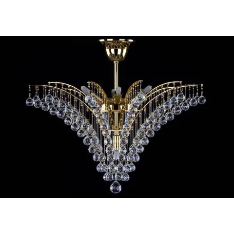 Plafoniera Cristale, Cascada, Bohemia, G9, L201053CLN, Crystal