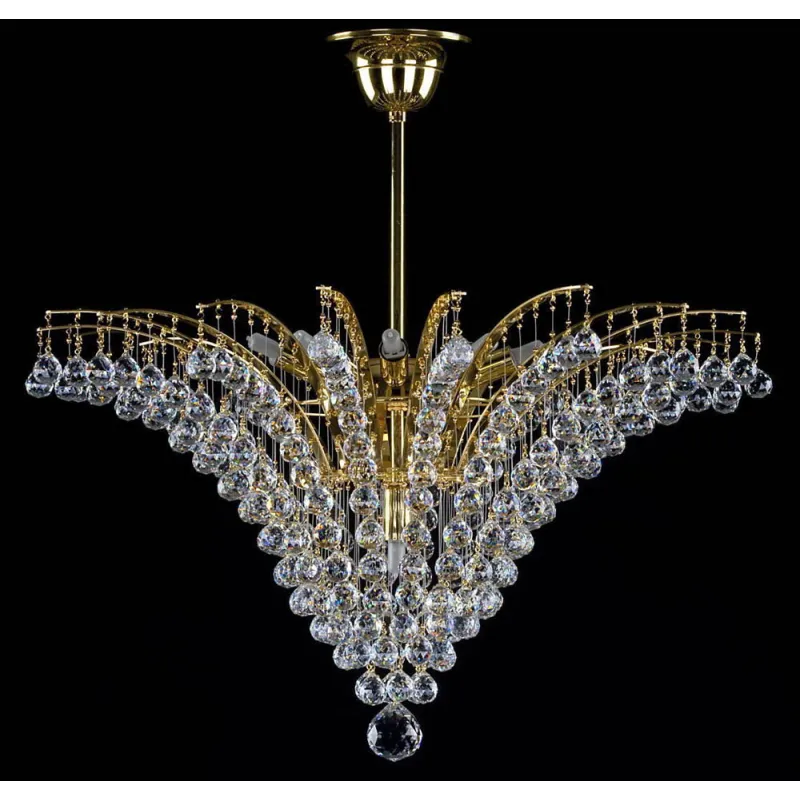 Plafoniera Cristale, Cascada, Bohemia, G9, L201056CLN, Crystal