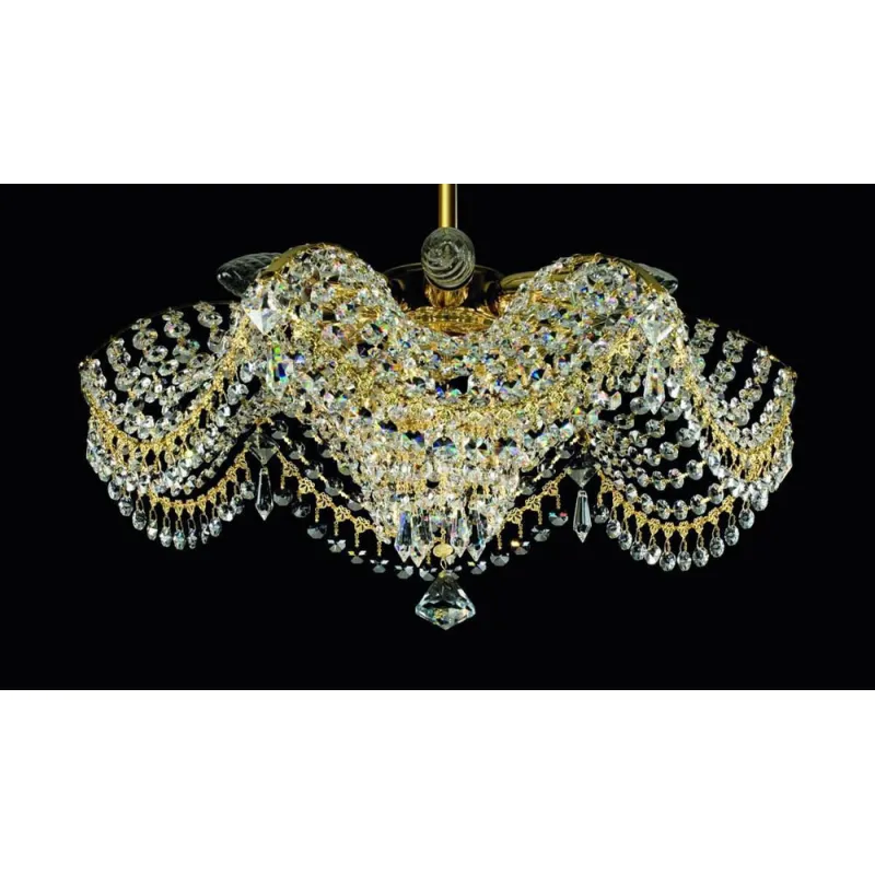 Plafoniera Cristale, Wave, Bohemia, E14, L201059CE, Crystal