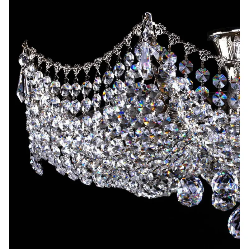 Plafoniera Cristale, Wave, Bohemia, E14, L201060CLN, Crystal