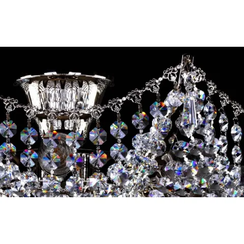 Plafoniera Cristale, Wave, Bohemia, E14, L201060CLN, Crystal