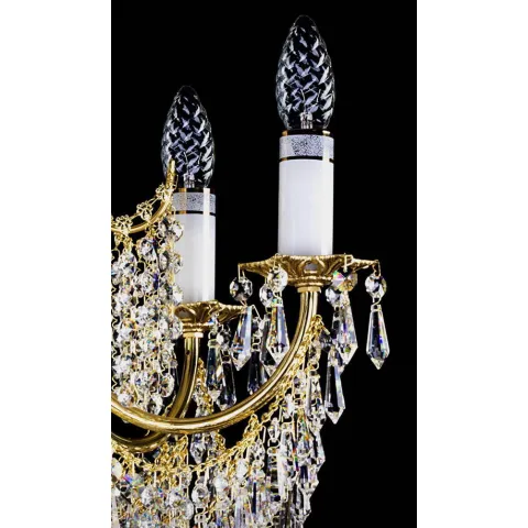 Candelabru Cristale, Bohemia, E14, L201064CE, Crystal