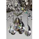 Candelabru Alama, Cristale, Bohemia, E14, L301007CENi 8006, Crystal