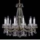 Candelabru Alama, Cristale, Bohemia, E14, L301011CE, Crystal