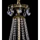 Candelabru Alama, Cristale, Bohemia, E14, L301011CE, Crystal