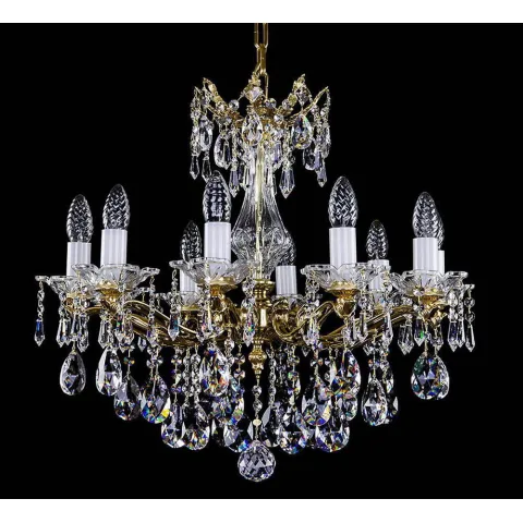 Candelabru Alama, Cristale, glass bowl, Bohemia, E14, L301012CE, Crystal