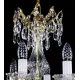 Candelabru Alama, Cristale, glass bowl, Bohemia, E14, L301012CE, Crystal
