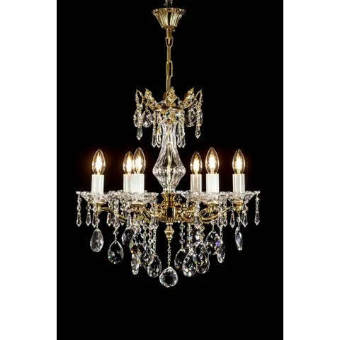 Candelabru Alama, Cristale, glass bowl, Bohemia, E14, L301014CE, Crystal