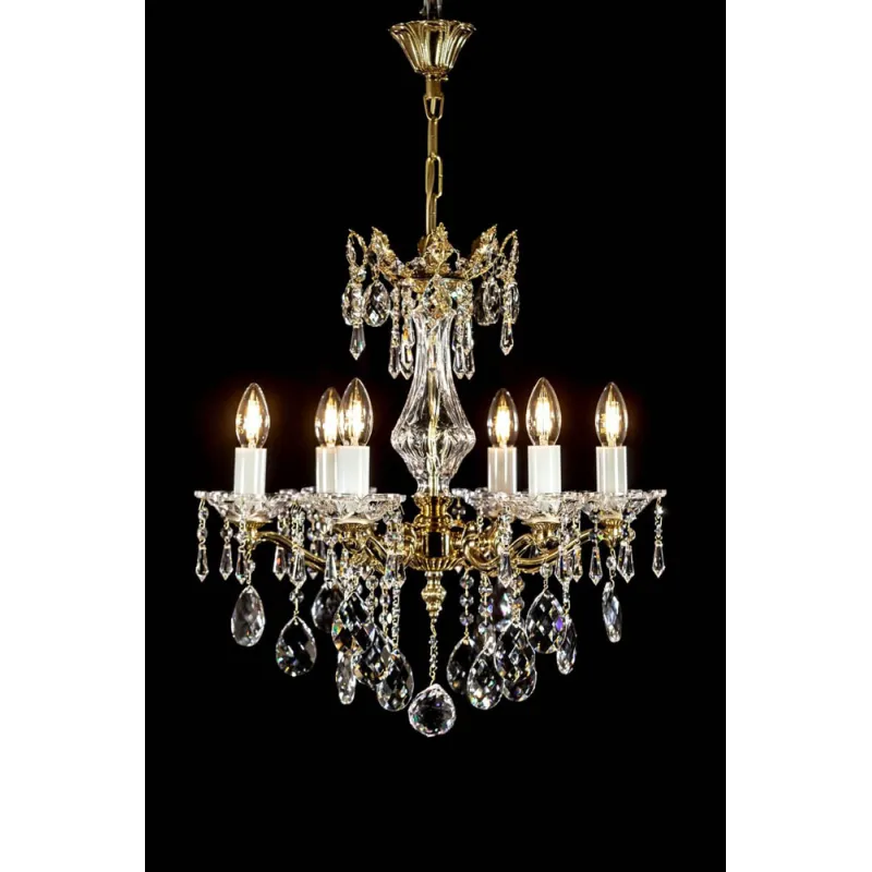 Candelabru Alama, Cristale, glass bowl, Bohemia, E14, L301014CE, Crystal