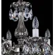 Candelabru Alama, Cristale, Bohemia, E14, L301017CE, Crystal