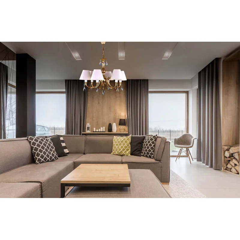 Candelabru Alama, Cristale, Abajururi, Bohemia, E14, L301021CE, Crystal