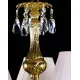 Candelabru Alama, Cristale, Abajururi, Bohemia, E14, L301026CE, Crystal