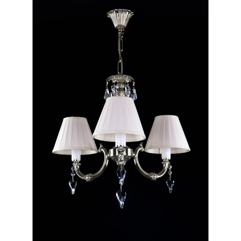 Candelabru Alama, Cristale, Abajururi, Bohemia, E14, L301026CE, Crystal