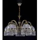 Candelabru Alama, Cristale, Bohemia, E14, L301029CE, Crystal