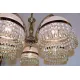 Candelabru Alama, Cristale, Bohemia, E14, L301029CE, Crystal