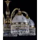 Candelabru Alama, Cristale, Bohemia, E14, L301029CE, Crystal