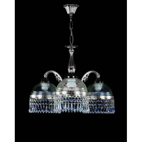Candelabru Alama, Cristale, Bohemia, E27, L301030CE, Crystal