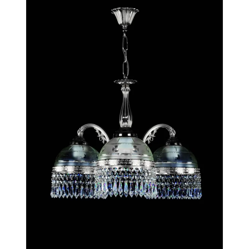 Candelabru Alama, Cristale, Bohemia, E27, L301030CE, Crystal