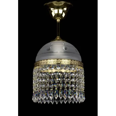 Candelabru Alama, Cristale, Bohemia, E27, L301031CE, Crystal