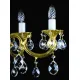 Candelabru Alama, Cristale, Bohemia, E14, L301034CE, Crystal