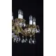 Candelabru Alama, Cristale, Bohemia, E14, L301036CE, Crystal