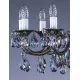 Candelabru Alama, Cristale, Bohemia, E14, L301041CE 8006, Crystal