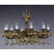 Candelabru Alama, Cristale, Bohemia, E14, L301041CE 8006, Crystal