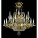 Candelabru Alama, Cristale, Bohemia, E14, L301059CE, Crystal