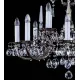 Candelabru Alama, Cristale, Bohemia, E14, L301061CE nickel antique, Crystal
